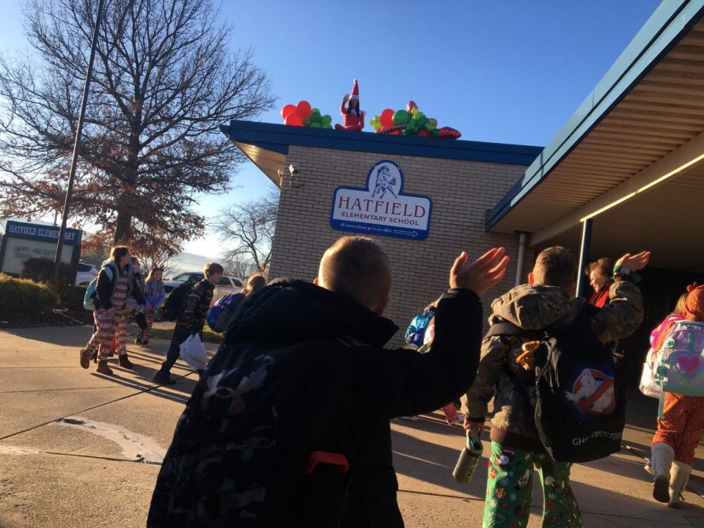 Elf on the Shelf greets Hatfield students HeraldStandard